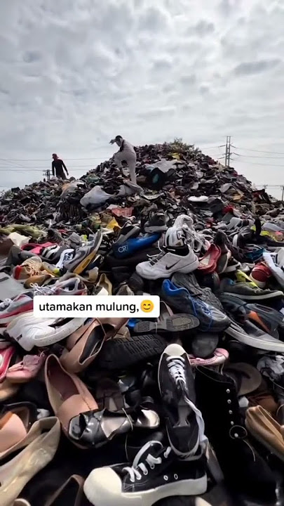 mulung di luar negri dapetnya barang branded semua
