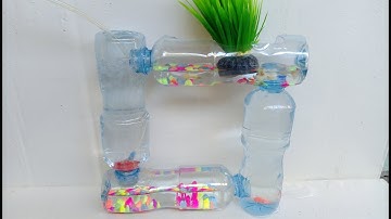 Make aquariums with plastic bottles - Make use of plastic bottles for aquariums