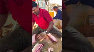 PARRAI FISH ? KASIMEDU SPEED SELVAM AMAZING FISH CUTTING SKILLS kasimedufishcutting