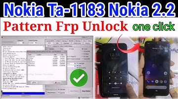 Nokia Ta-1183 Nokia 2.2 Pattern Unlock One Click | Miracle Cr@ck 2.82 | Pin Pattern Frp Unlock 👌😳