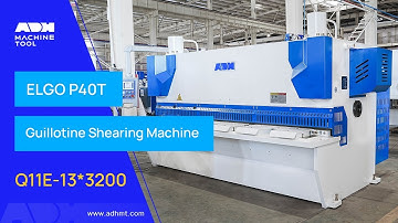 Q11E-13×3200 Guillotine Shearing Machine with ELGO P40T Controller