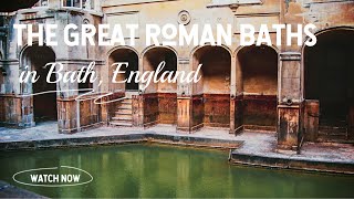 The Great Roman Baths in Bath, England . Великі римські лазні в Баті, Англія