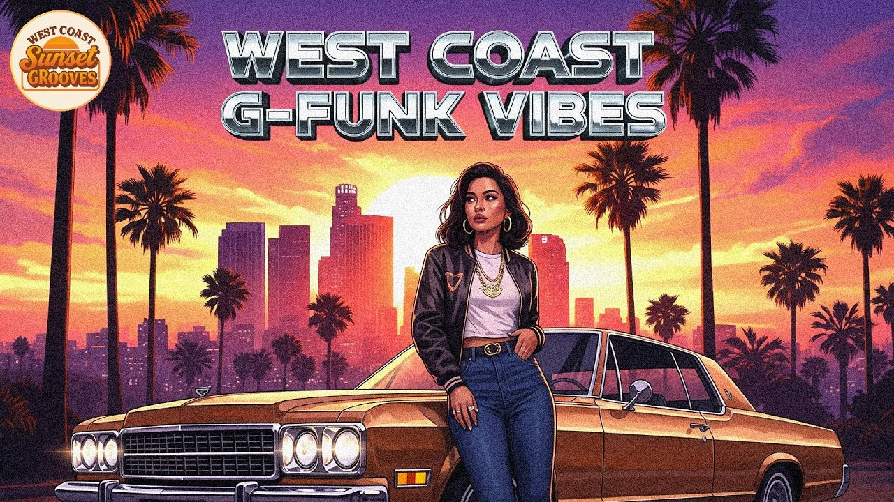 Sunset Queen Cruisin' Through the L A Streets at Golden Hour