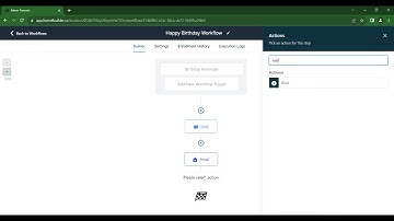 Birthday Workflow in HighLevel