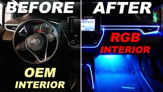 Car Interior Ambient Lighting LED Glow Kit Review (Universal Kit for all Vehicles) screenshot 3