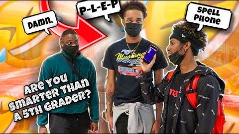 ARE YOU SMARTER THAN A 5TH GRADER | Public Interview *gone crazy*
