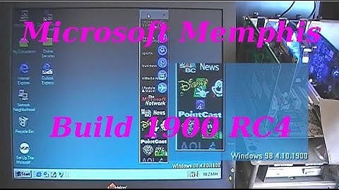 Microsoft Memphis (Windows 98) [Build 1900 RC4]