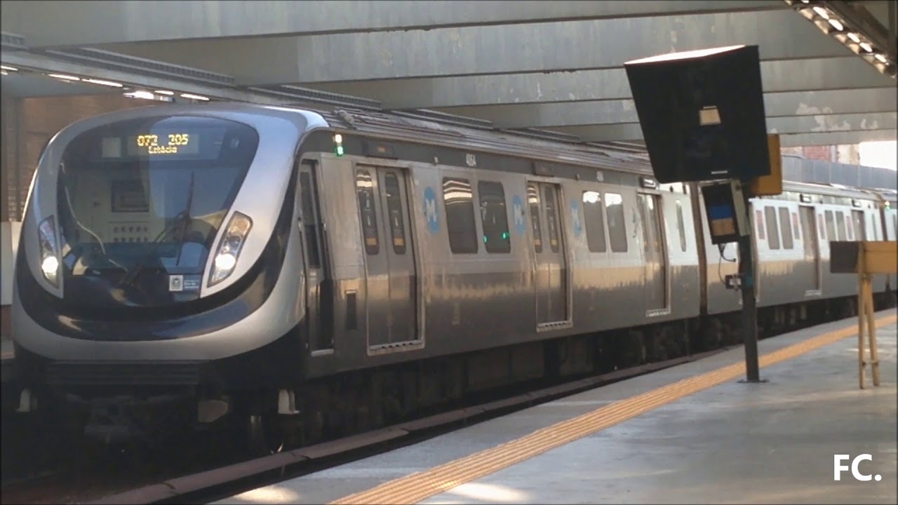 Metrô Rio - Trem chinês em Del Castilho
