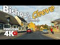 Bishops cleeve cotswolds village  4k england uk driving tour