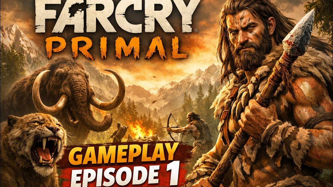 Farcry Primal Gameplay EP 1🔥| Survival Begins | ⛏️