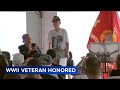 World War II veteran returns to Battleship New Jersey after 82 years