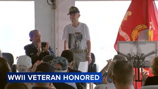 World War II veteran returns to Battleship New Jersey after 82 years