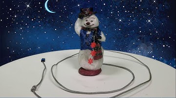 Gemmy Custom Snowflake Spinning Snowman Night Light (3D Printed)