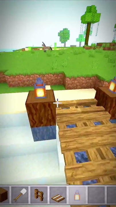 МоСт В МаЙнКрАфТе! #minecraft #minecraftbuilding #minecrafttutorial # ...