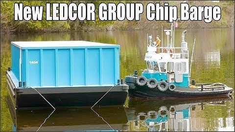 New 60" Chip Barge in 1/16 scale
