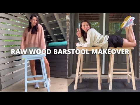 EASY Wooden Barstool Restoration!