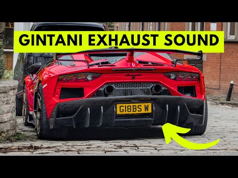 Gintani Lamborghini Aventador LOUD V12 Sounds in Alderley Edge