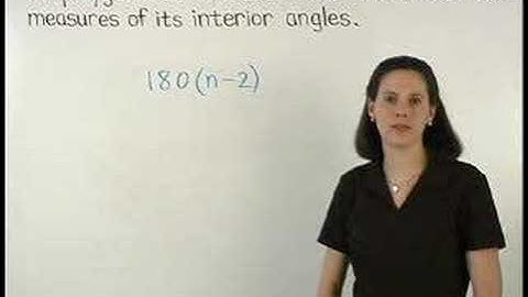 Sum of Interior Angles of a Polygon - MathHelp.com