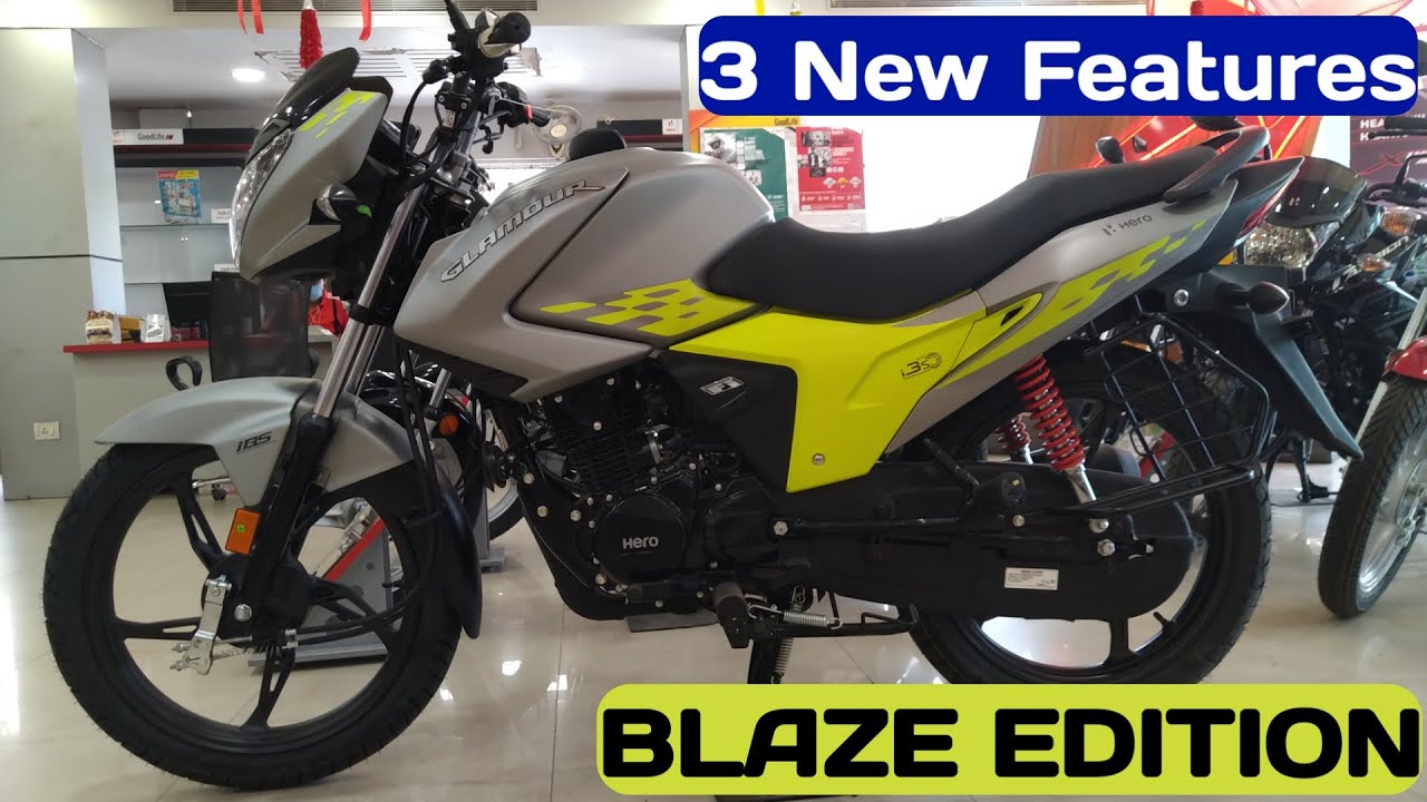 Hero Glamour 125 Limited Blaze Edition Neon Grey Youtube