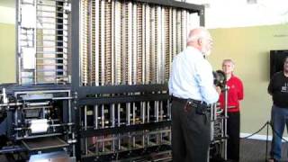 Babbage Difference Engine demonstration