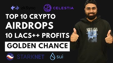 Top 10 Upcoming Crypto Airdrops | DON