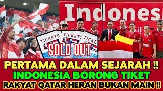 Pertama Dalam Sejarah!! Tiket Indonesia U23 VS Qatar Ludes!! Fans Garuda Ternyata Borong Segini !!