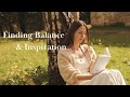 How to find balance and inspiration  balancing slow living  creative work in english countryside