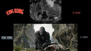 King Kong: Side-by-Side (1933 Film/2005 Film Comparison) V2