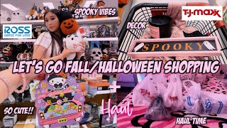 COME FALL / HALLOWEEN SHOPPING WITH ME | Ross, Tj maxx, & Dollar Tree + haul (what’s new?!)