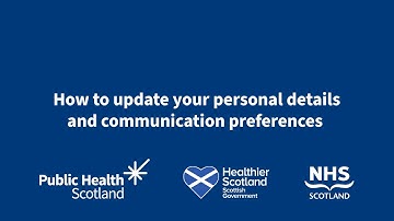 How to update your personal details and communication preferences