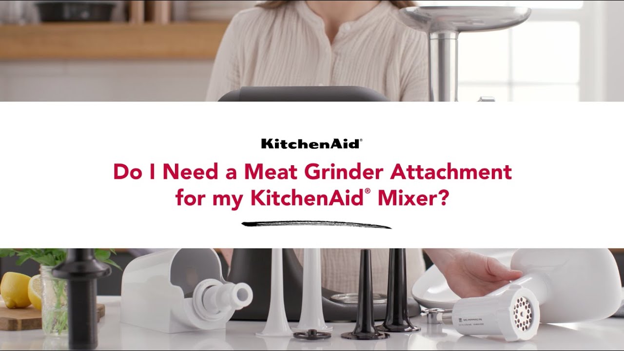 HOTEC - The KitchenAid Food Grinder Attachment is used in