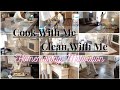 CLEAN WITH ME/COOK WITH ME/EXTREME CLEANING MOTIVATION/HOMEMAKING/GET IT ALL DONE