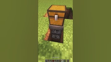 Automatic Trashcan🗑️ in Minecraft #minecraft