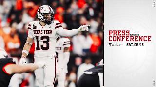 Texas Tech Football: Postgame Press Conference (Ben Roberts) | 9.12.26
