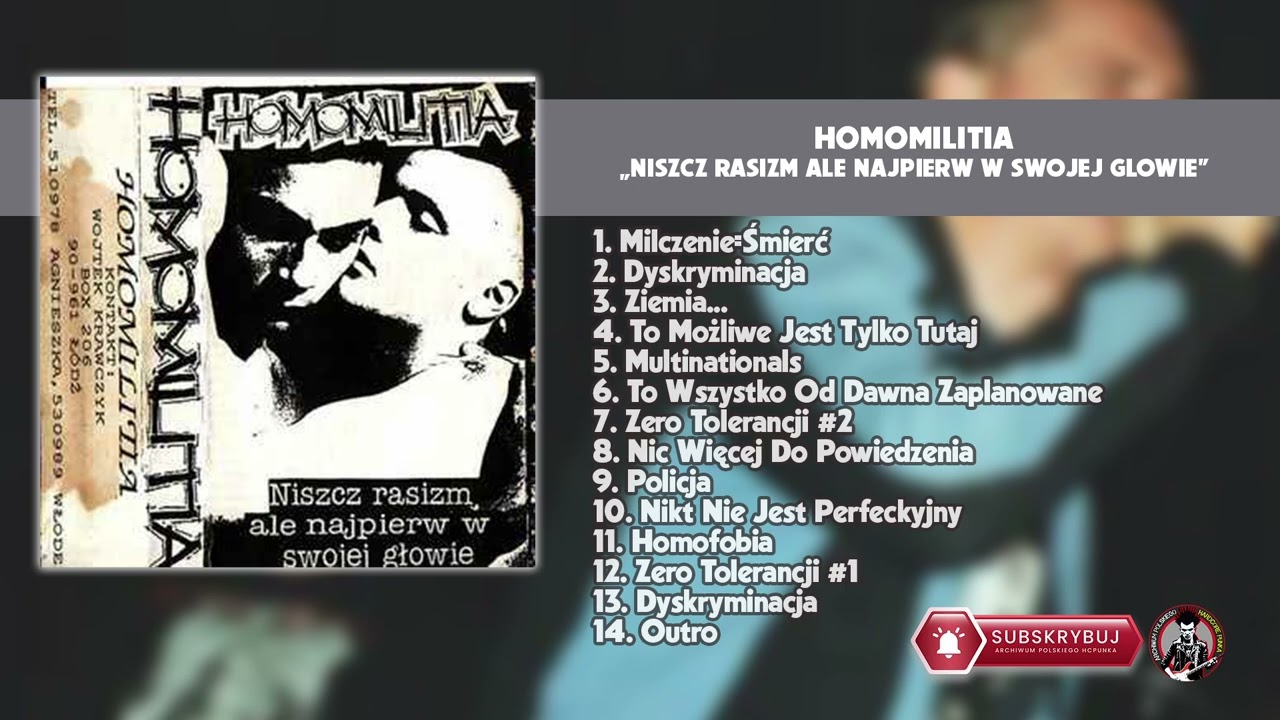 Homomilitia – Niszcz Rasizm, Ale Najpierw W Swojej Głowie (1995 r.)