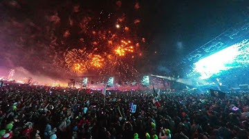 EDC Vegas 2021 Sunday Fireworks - Prydz into Rezz - Circuit Grounds