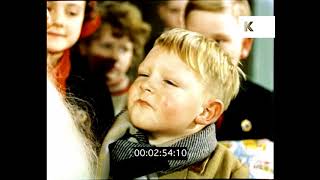 Christmas Shopping in 1950s London, HD from 35mm