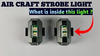 aircraft strobe light || aeroplane light || Disassemble video