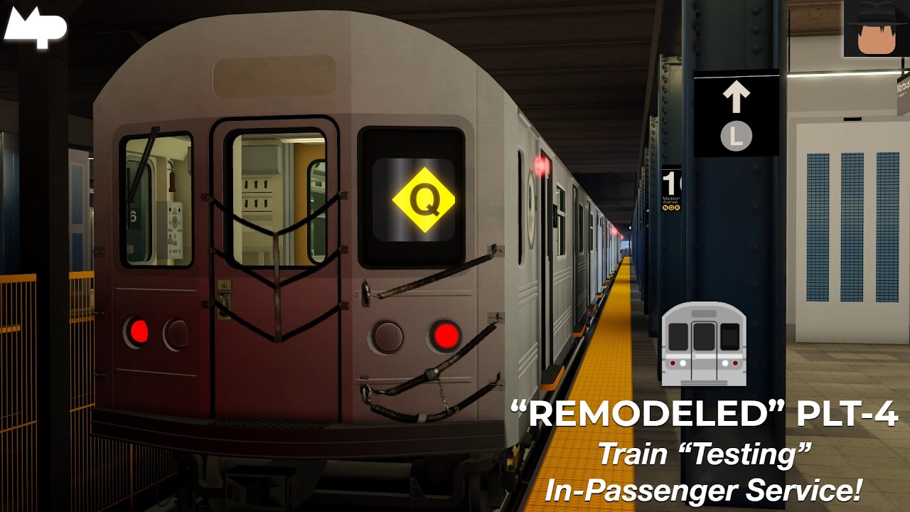 PTA Subway: Remodeled PLT-4 Train “Testing” In-Passenger Service on Callaghan & Madison Avenue!
