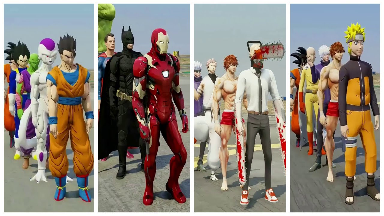 Marvel vs DC Final War | GTA 5 Superhero Fight 