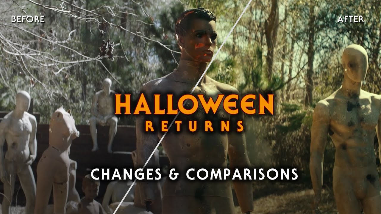 HALLOWEEN RETURNS Fanedit Comparisons Before & After YouTube