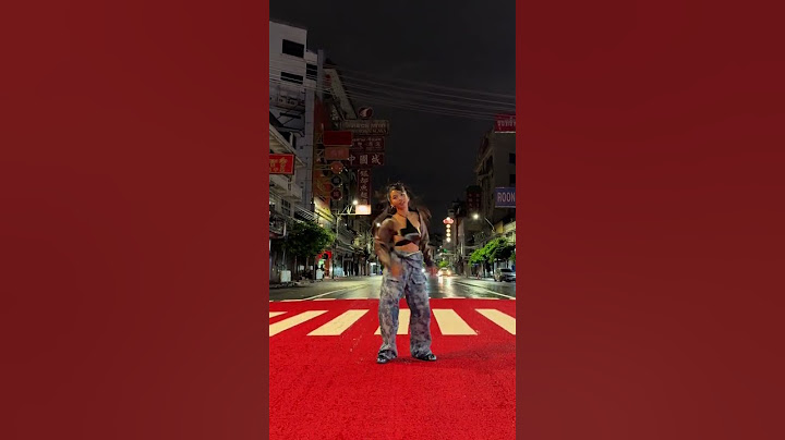 น้องยี่หวา บรรยากาศขณะถ่ายทำ MV ที่เยาวราช คัฟเวอร์เป็นลิซ่า เพลง ROCKSTAR /ขอบคุณ ช่องคุณ yiwalisu