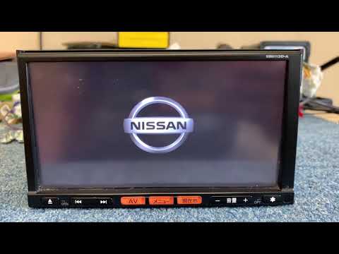 NIssan MM113D-A Boot SD Card and Language Change From japanese to English