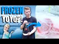 I froze a metal yoyo heres what happened