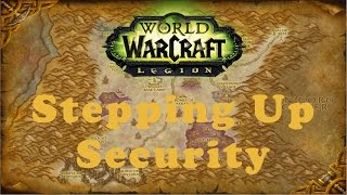 World of Warcraft Quest: Stepping Up Security (Alliance)