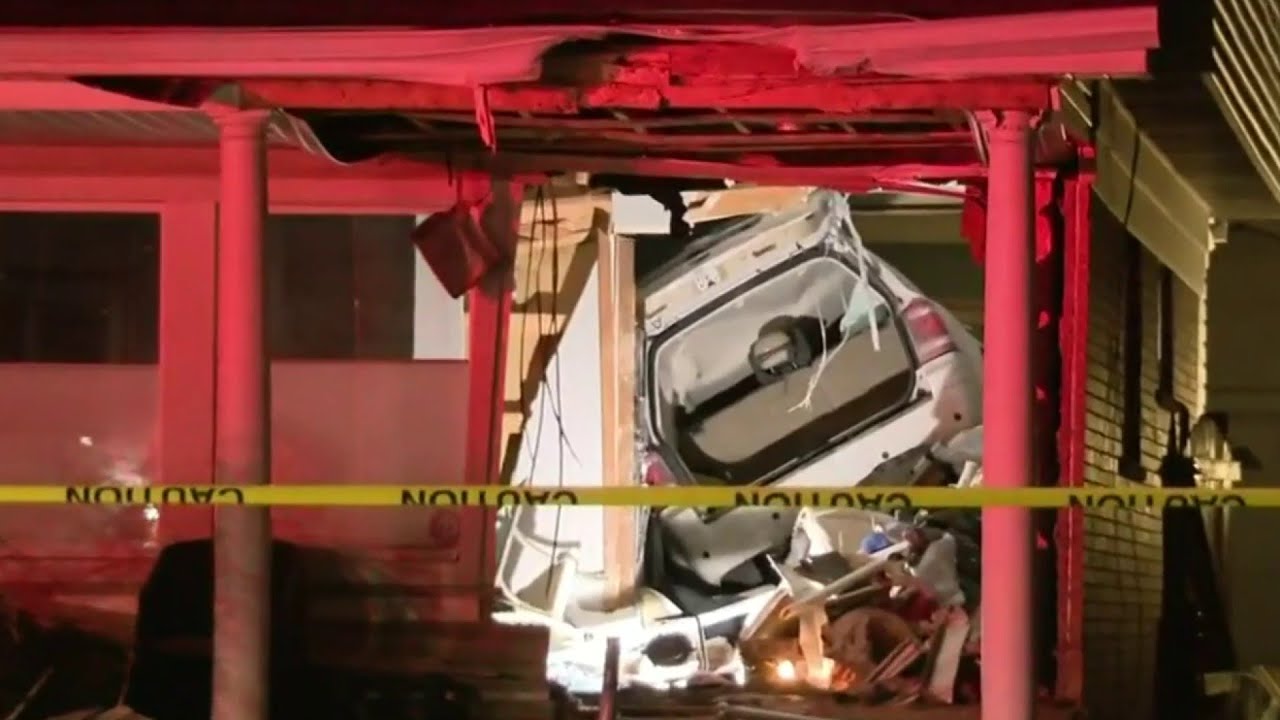 Car crashes through Livonia home, lands inches from man sleeping on ...