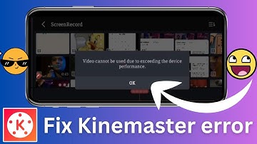 😍fix Kinemaster video can