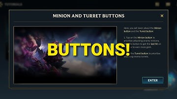 WILDRIFT How to use minion and turret buttons