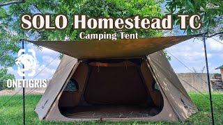 รีวิวเต็นท์ ONETIGRIS SOLO Homestead TC Camping Tent | Fullcamp