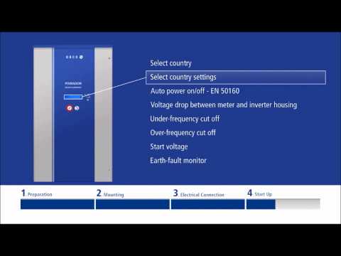 How to start up Kaco Powador 02 series inverter